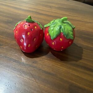 Strawberry Salt & Pepper Shakers
